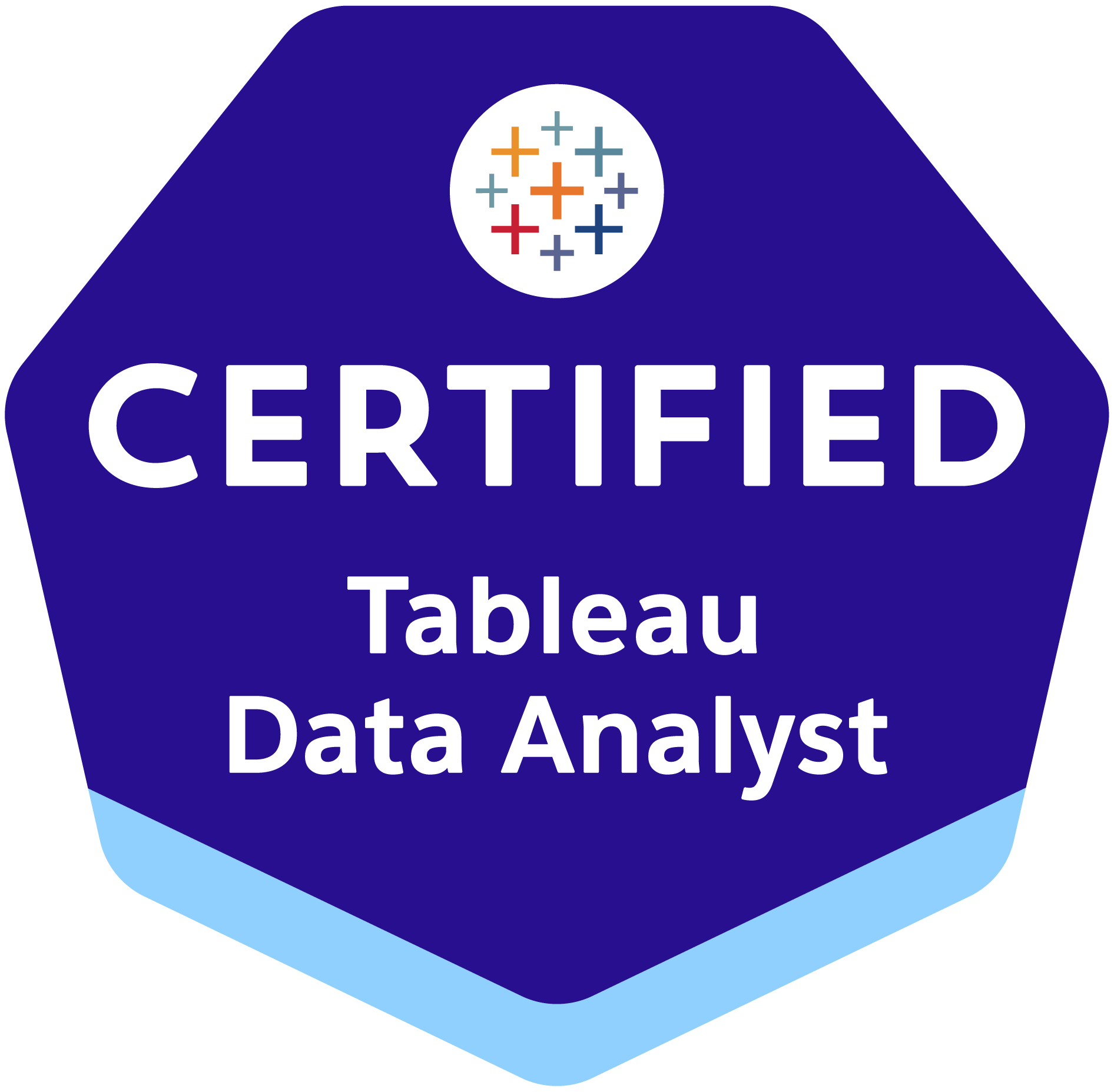 Tableau Data Analyst Certification Badge